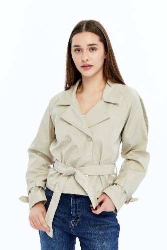 Resim Yenikoza Kadın Pardesü / Trençkot