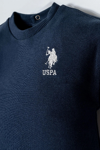 Resim U.S. Polo Assn Bebek Erkek Bebek Şort Takım USB2916
