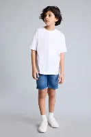 Resim Defacto Erkek Çocuk Kot&Kanvas Şort D7899A8/NM28