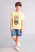 Resim Defacto Erkek Çocuk T-shirt H4513A8/YL92