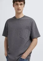 Resim Mavi Erkek T-shirt M066248-85309
