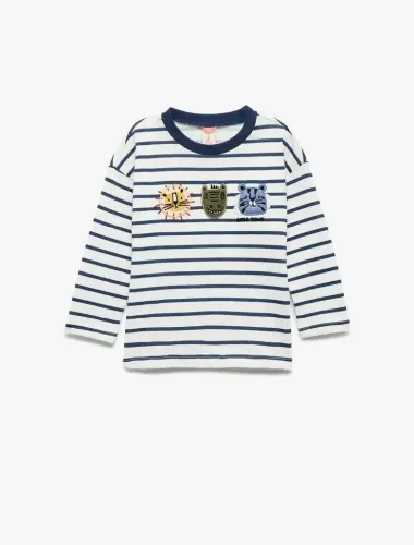 Resim Koton Erkek Bebek Sweat 7WMB10011TK