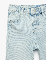 Resim Koton Kız Bebek Jean Pantolon 6SMG40003AD