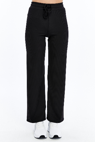 Resim Viole&More Kadın Kanvas Pantolon 2455 Modal Fitilli Bol Paça