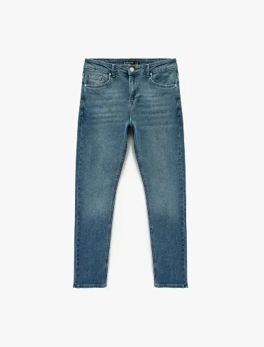 Resim Koton Erkek Jean Pantolon 7WAM40005ND
