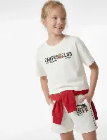 Resim Koton Kız Çocuk T-shirt 6SKG10535AK