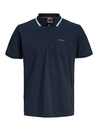 Resim Jack & Jones Jcofusıon Brandıng Polo Zıp Ss Sn Erkek T-Shirt 12289953