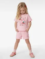 Resim Koton Kız Bebek Şort 6SMG40064AK
