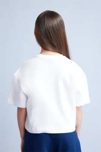 Resim Defacto Kız Çocuk T-shirt H7237A8/WT34