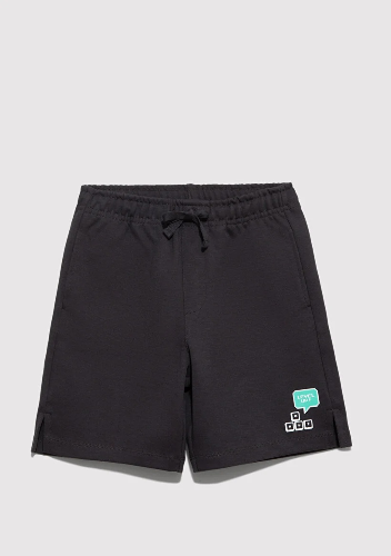 Resim Mavi Erkek Çocuk Kot&Kanvas Şort M6410016-70087