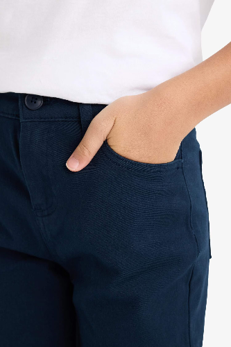 Resim Defacto Erkek Çocuk Kanvas Pantolon X4224A6/NV146