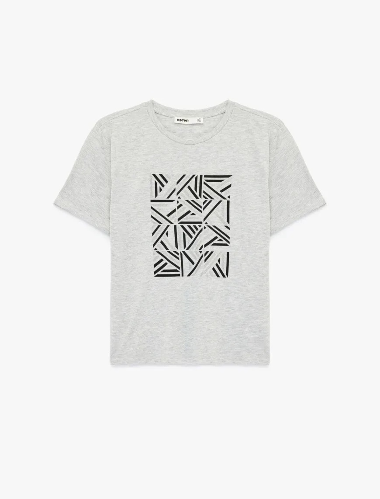 Resim Koton Kadın T-shirt 6SAK50099EK