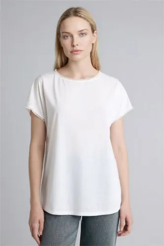 Resim Defacto Kadın T-shirt H1171AX/ER105
