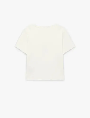 Resim Koton Kız Çocuk T-shirt 6SKG10478AK