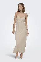 Resim Only Onlsakura Sl Mıdı V-Neck Strap Dress Wvn Kadın Elbise 15366886