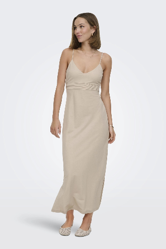 Resim Only Onlsakura Sl Mıdı V-Neck Strap Dress Wvn Kadın Elbise 15366886
