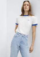 Resim Mavi Kadın T-shirt M1614089-70057