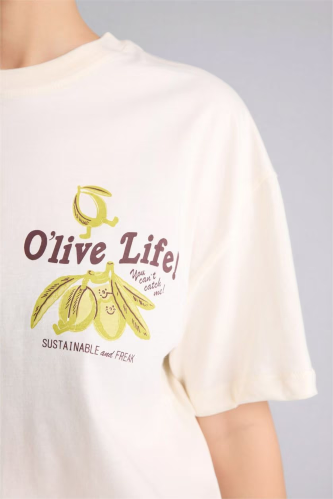 Resim Defacto Kadın T-shirt G2471AX/ER103