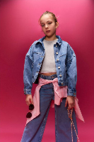 Resim Defacto Kız Çocuk Jean Ceket H0405A8/NM28