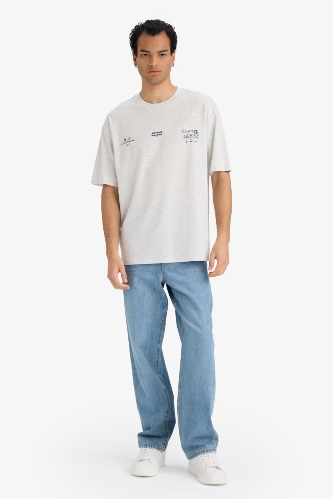 Resim Defacto Erkek T-shirt F8120AX/GR389