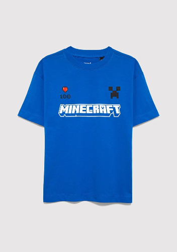 Resim Mavi Erkek Çocuk T-shirt M6610477-82491