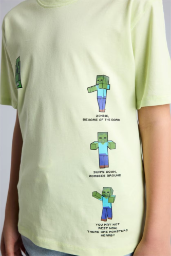 Resim Defacto Erkek Çocuk T-shirt G8884A8/GN404