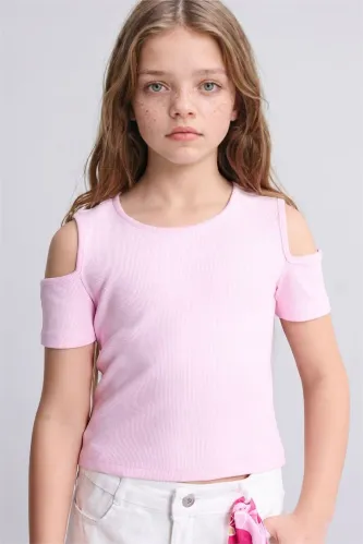 Resim Defacto Kız Çocuk T-shirt H7241A8/PN663