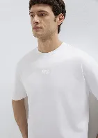 Resim Mavi Erkek T-shirt M0613349-620