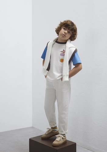 Resim Mavi Erkek Çocuk Jean Pantolon M6011361-A2945