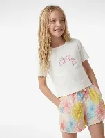Resim Koton Kız Çocuk T-shirt 6SKG10476AK