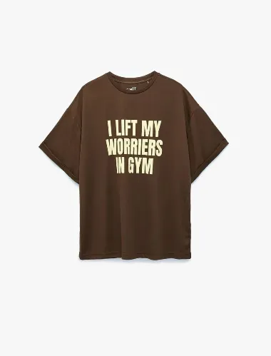 Resim Koton Kadın T-shirt 6SAK10226NK
