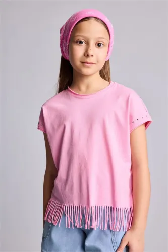 Resim Defacto Kız Çocuk T-shirt H5999A8/PN82