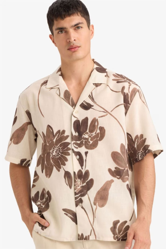 Resim Defacto Erkek Kısa Kol Gömlek F9889AX/ER100