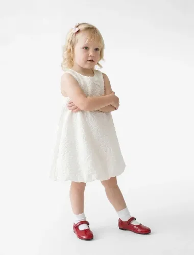 Resim Koton Kız Bebek Elbise 6SMG80050AW