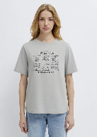 Resim Mavi Kadın T-shirt M1613876-70075