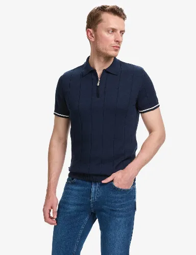 Resim Pierre Cardin Erkek Triko T-shirt PU-10696 Lumba