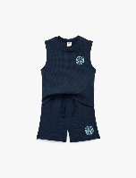 Resim Koton Erkek Bebek Şort Takım 6SMB10100TK