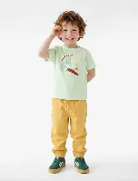 Resim Koton Erkek Bebek T-shirt 6SMB10214TK
