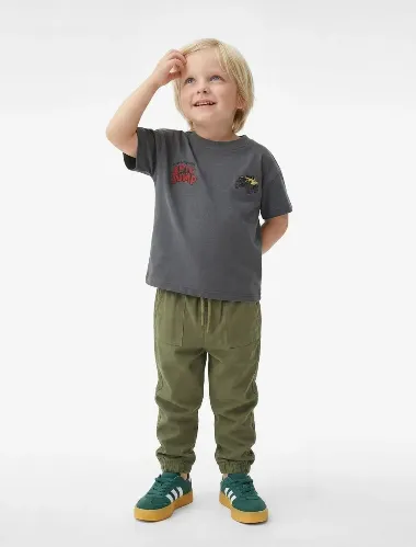 Resim Koton Erkek Bebek T-shirt 6SMB10188TK