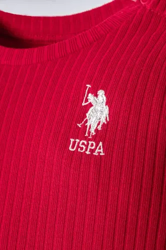 Resim U.S. Polo Assn Bebek Kız Bebek Sweat Takım USB2739