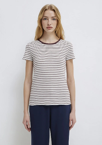 Resim Mavi Kadın T-shirt M1613928-91505