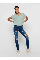 Resim Only Onlmoster S/S O-Neck Top Noos Jrs Kadın T-shirt 15106662