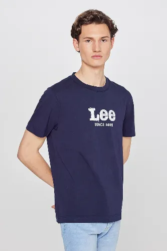 Resim Lee  Erkek T-shirt L2510154410 Regular Fit Aplikeli