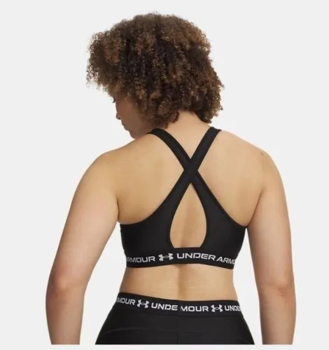 Resim Under Armour Crossback Mid Bra Kadın Spor Sütyen 1361034-011