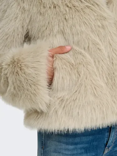 Resim Only Onlmanny Faux Fur Jacket Otw Noos Kadın Mont 15322406