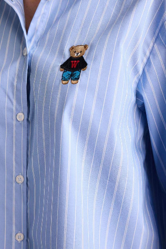 Resim Defacto Kadın Uzun Kol Gömlek G9488AX/BE553