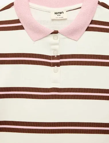 Resim Koton Kız Çocuk T-shirt 6SKG10546AK