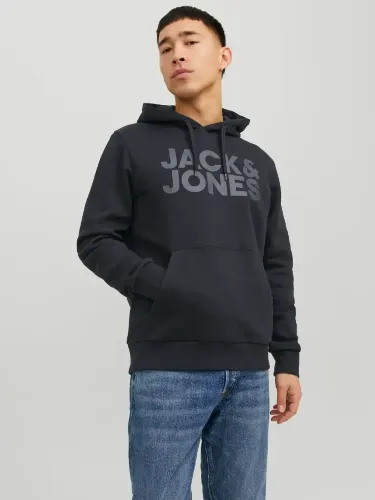 Resim Jack & Jones Jjecorp Logo Sweat Hood Noos Erkek Sweat 12152840