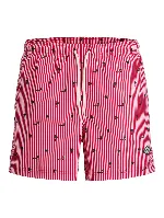 Resim Jack & Jones Jpstmauı Breeze Mını Strıpe Swım Srt Sn Erkek Deniz Şortu 12291425