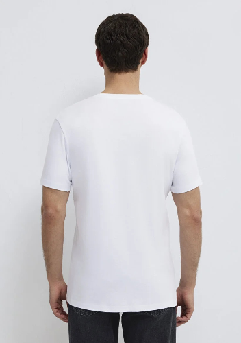 Resim Mavi Erkek T-shirt M0610360-620